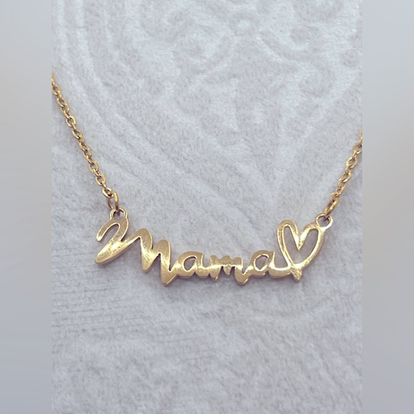 Gold Pated 14k Pendant Necklace with Elegant Design - Picture 1 of 4